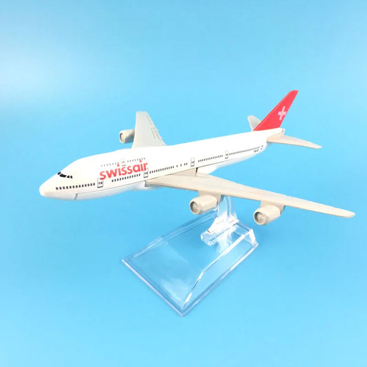 Swiss Air B747 Model Aircraft 1/400 Scale