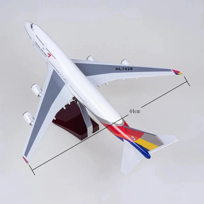 Asiana Airlines B747/A380 Model Aircraft