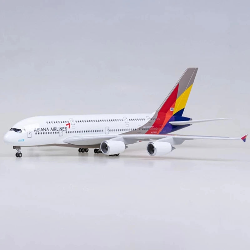 Asiana Airlines B747/A380 Model Aircraft