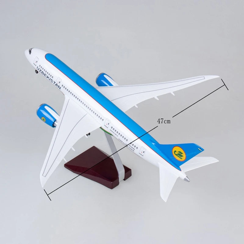 Uzbekistan Airlines B787 Model Aircraft